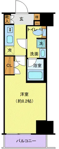 Prele Duc Ryōkoku IV - Floor Plan - ["Tile Flooring"]