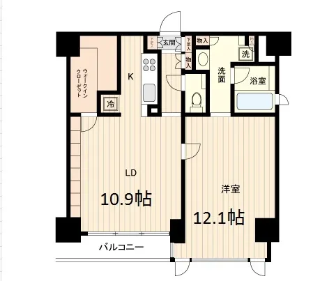 Residence Shirokane Park Front - Floor Plan - ["Rectangle", "Schematic", "Font"]