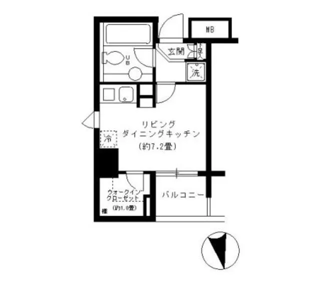 KDX Residence Shibakoen - Floor Plan - ["Floor plan", "Diagram", "Drawing"]