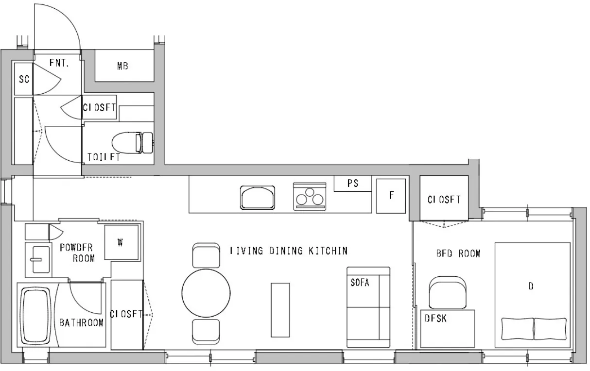Hmlet Gakugei Daigaku - Floor Plan - []