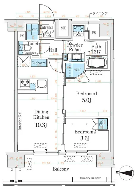 Belfirth Kinshicho South - Floor Plan - ["Product", "Rectangle", "Schematic"]