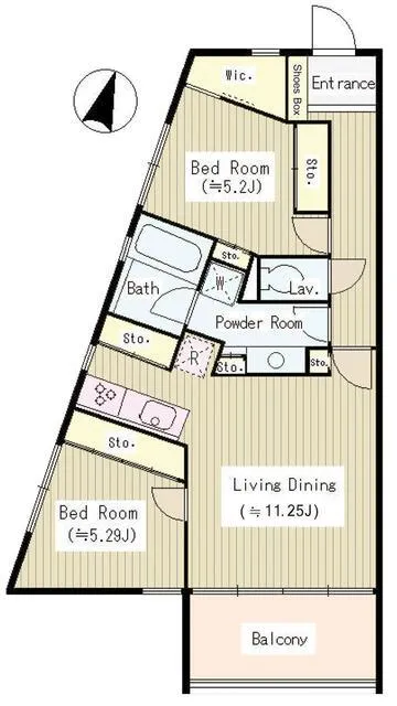 Heritus Nakano - Floor Plan - ["Map", "Font", "Parallel"]