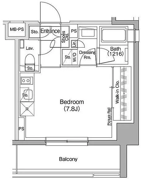 The Park Habio Komagome - Floor Plan - ["Floor plan", "Diagram", "Plan"]