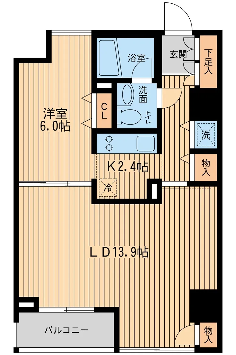 Will Terrace Chitose Karasuyama - Floor Plan - ["Rectangle", "Font", "Parallel"]