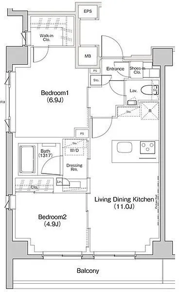The Park Habio Shimokitazawa - Floor Plan - ["Diagram", "Plan", "Floor plan"]