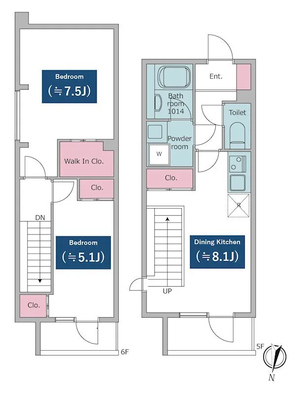RESIDIA Bunkyo Koishikawa - Floor Plan - ["Rectangle", "Parallel", "Font"]