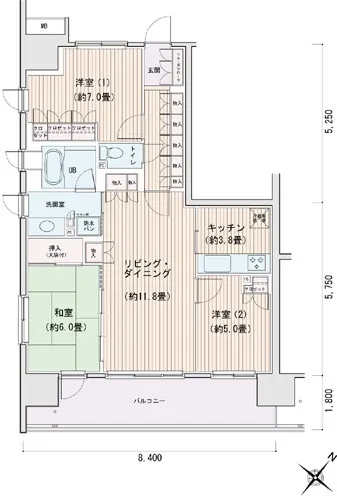 Esty Maison Toyosu Residence - Floor Plan - ["Plan", "Floor plan", "Diagram"]