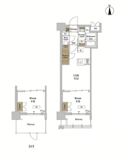 RJR Precia Kamata - Floor Plan - ["Diagram", "Floor plan"]
