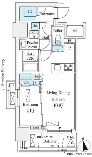 Season Flats Asakusa 6-Chome - Floor Plan - []