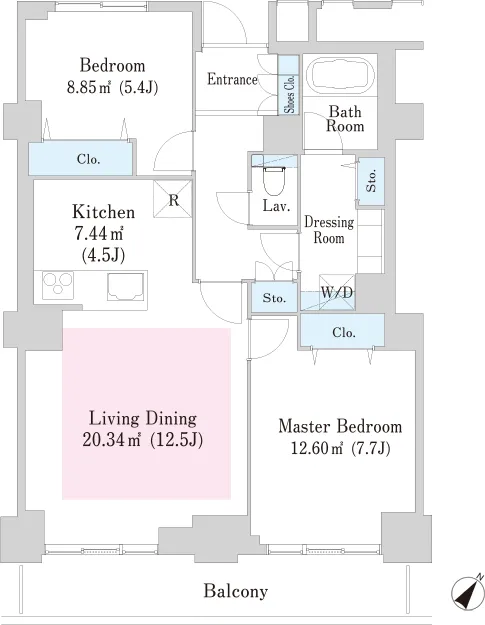 Platine Tamachi - Floor Plan - ["White", "Floor plan", "Diagram"]