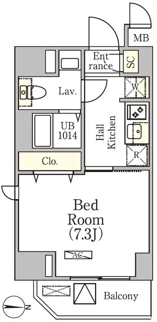 Gransite Bunkyo Yushima - Floor Plan - ["Tile Flooring"]