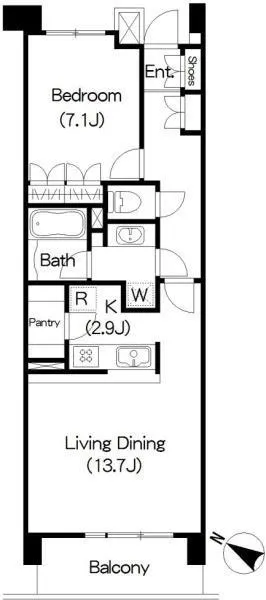 Brillia Ist Sangenjaya Ivy Terrace - Floor Plan - ["Text", "Floor plan", "Drawing"]