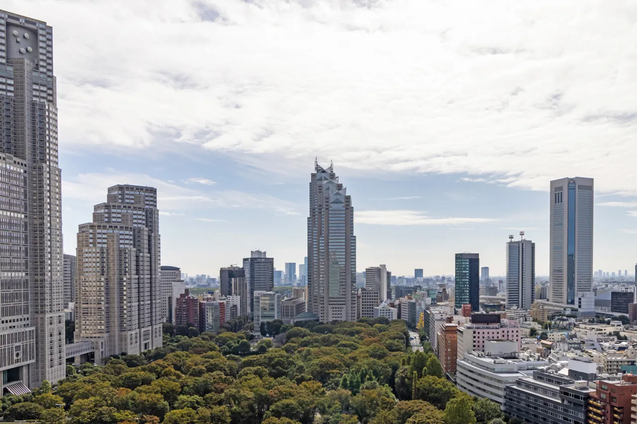 Central Park Tower La Tour Shinjuku - Interior - ["Sky", "Skyscraper", "Daytime"]