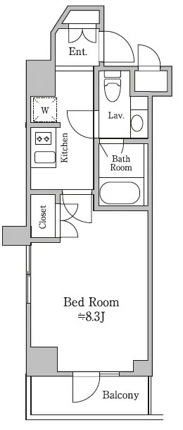 RESIDIA Itabashi - Floor Plan - []