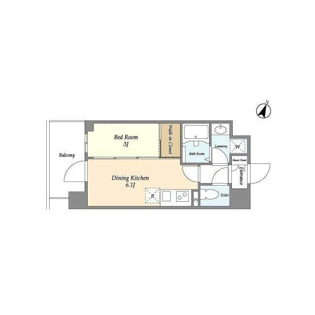 Azur Terrace Meguro Yakumo - Floor Plan - ["Rectangle", "Handwriting", "Parallel"]