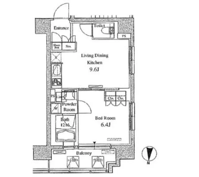 Park Axis Toyocho - Floor Plan - ["Floor plan", "Plan", "Diagram"]