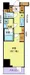 Genovia Akihabara Sky Garden - Floor Plan - ["Apartment", "Tile Flooring"] thumbnail