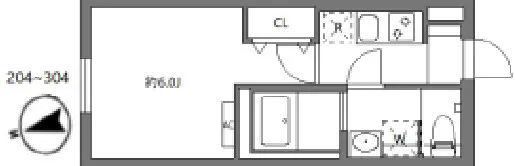 Serene Court Shin-Egota - Floor Plan - ["Diagram", "Floor plan", "Technical drawing"]