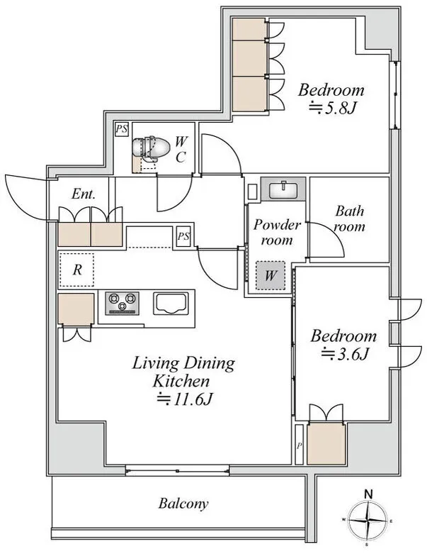 Blanchesta Iriya Grande - Floor Plan - ["White", "Diagram", "Plan"]