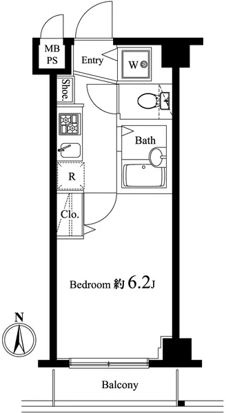 Welt Nakanokami Sagimiya - Floor Plan - []