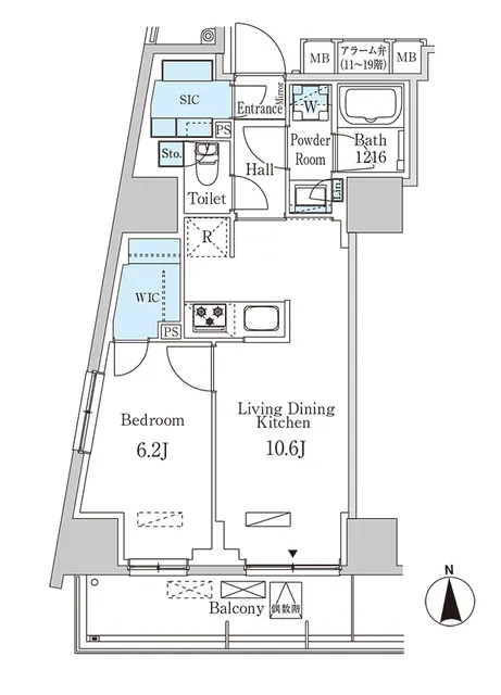 Park Axis Ikebukuro - Floor Plan - ["Schematic", "Rectangle", "Map"]