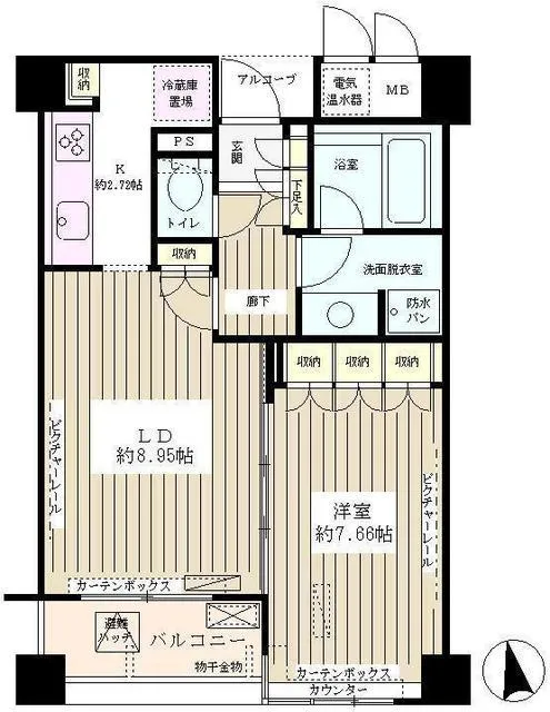 El Seleno Nishiwaseda - Floor Plan - ["Floor plan", "Plan", "Architecture"]