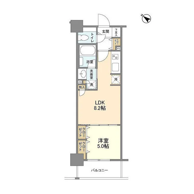 Zinnia Asakusa - Floor Plan - ["Rectangle", "Font", "Parallel"]