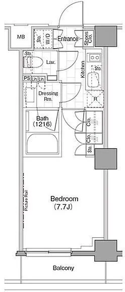 The Park Habio Shinjuku - Floor Plan - []