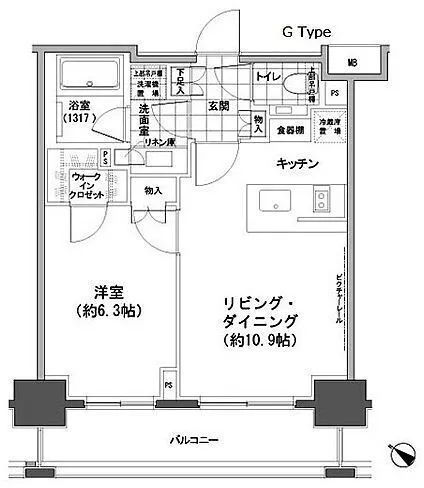 Park Habio Ningyocho - Floor Plan - ["Plan", "Diagram", "Floor plan"]