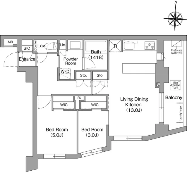 Comforia Liv Nagafukucho - Floor Plan - ["Plan", "Floor plan", "Map"]