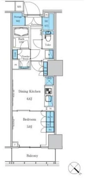 Park Axis Takinogawa La Breeze - Floor Plan - []