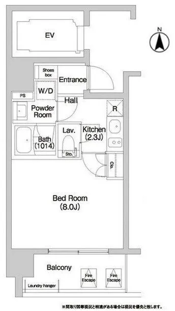 Comforia Oshima - Floor Plan - ["White", "Diagram", "Floor plan"]