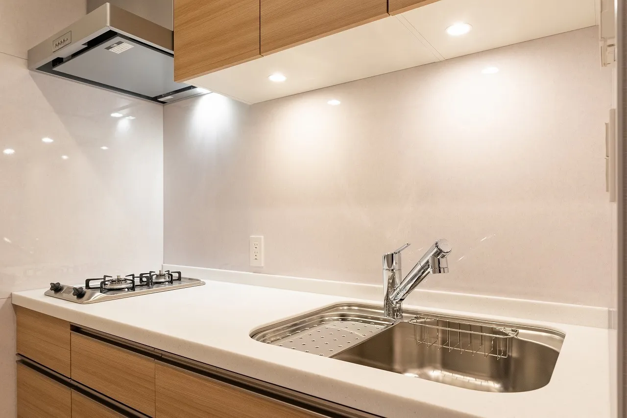 Nakano Station Residence - Interior - ["Countertop", "Kitchen", "Flooring"]