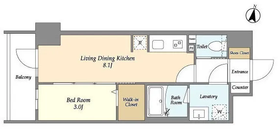 HF Kitasenju Residence - Floor Plan - []
