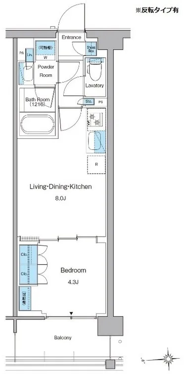 Le Fone Progre Takadanobaba North - Floor Plan - []