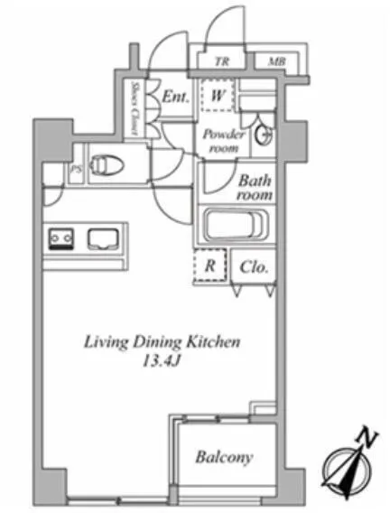 Central Crib Roppongi III - Floor Plan - []