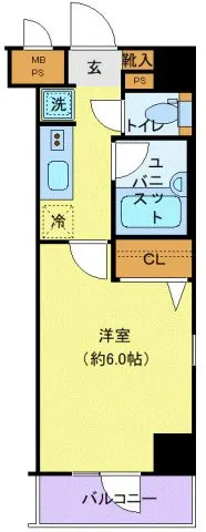 Stage Grande Minami-Azabu - Floor Plan - ["Apartment", "Tile Flooring"]
