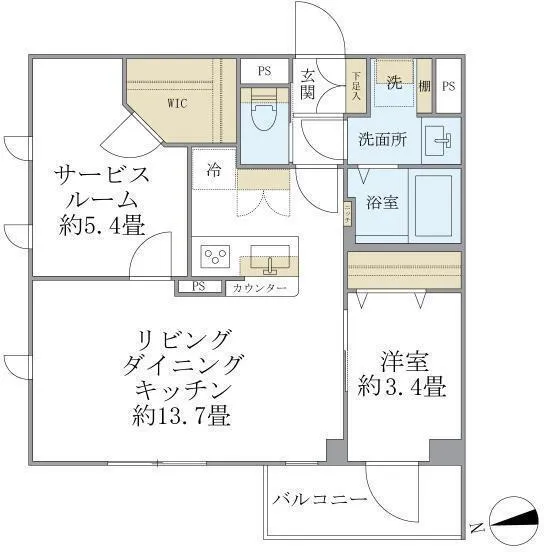 La Perla Sakurashinmachi - Floor Plan - ["White", "Diagram", "Plan"]