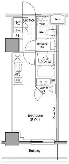The Park Habio Waseda - Floor Plan - ["Schematic", "Font", "Parallel"]