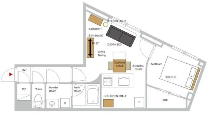 Hmlet Shibuya Ohashi - Floor Plan - []