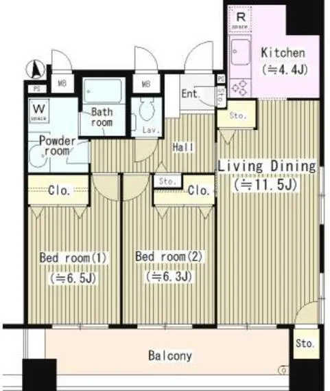 Laguna HigashiIkebukuro  - Floor Plan - ["Floor plan", "Wood flooring", "Plan"]