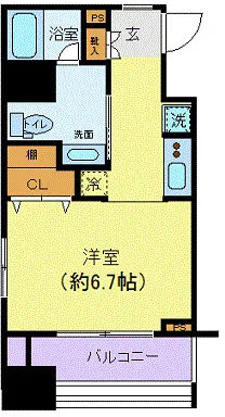 Belle Face Suitengumae - Floor Plan - []