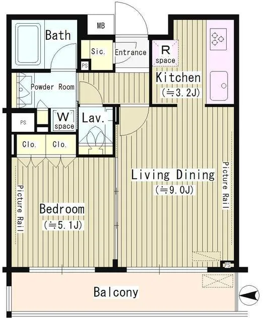 Luxe Garden Matsubara - Floor Plan - ["Product", "Schematic", "Rectangle"]