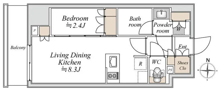 Blanchesta Iriya Grande - Floor Plan - ["White", "Plumbing fixture", "Diagram"]