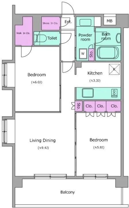 Residia Ikebukuro - Floor Plan - ["Diagram", "Plan", "Floor plan"]