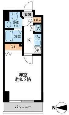 HF Kinshicho Residence - Floor Plan - ["Apartment"]