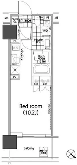 Park Habio Akasaka Tower - Floor Plan - []