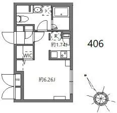 Fluffy Ichigayadaicho - Floor Plan - ["White", "Plan", "Diagram"]