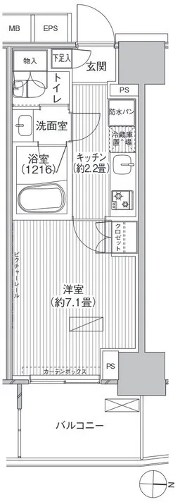 Hulic Residence Shin-Ochanomizu - Floor Plan - []