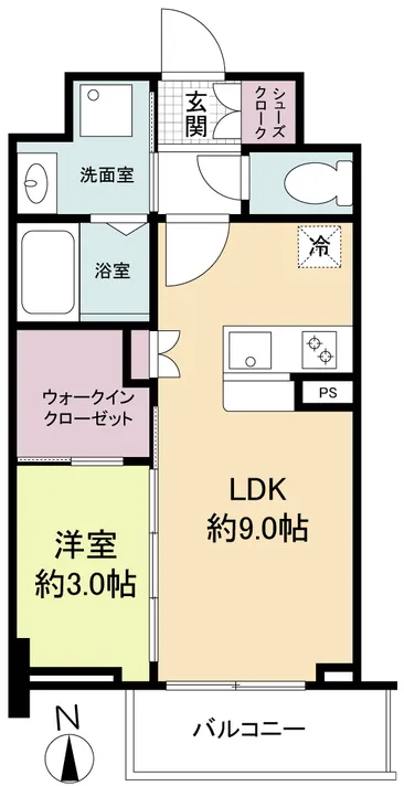 Serenite Tanimachi 4-Chome Arie - Floor Plan - ["Tile Flooring", "Geraniums"]